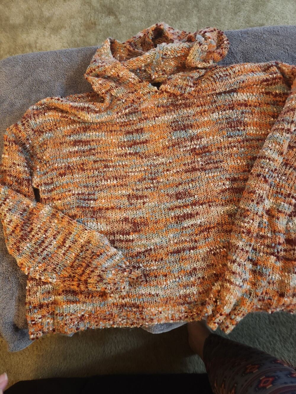 Love Always Cozy Multicolor Knit Sweater